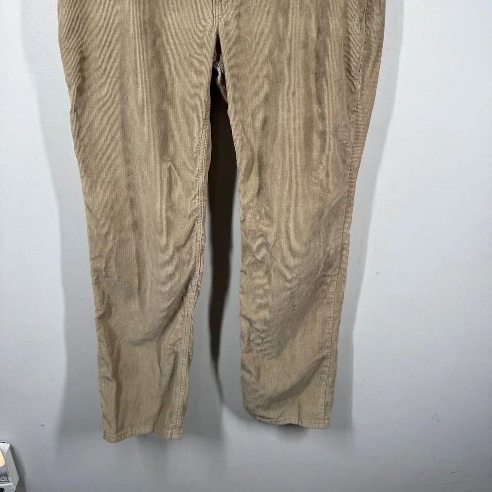 Bills Khakis Mens 14 Wale Corduroy Pants Tan Khaki Straight Leg 36x32 EB 5780
